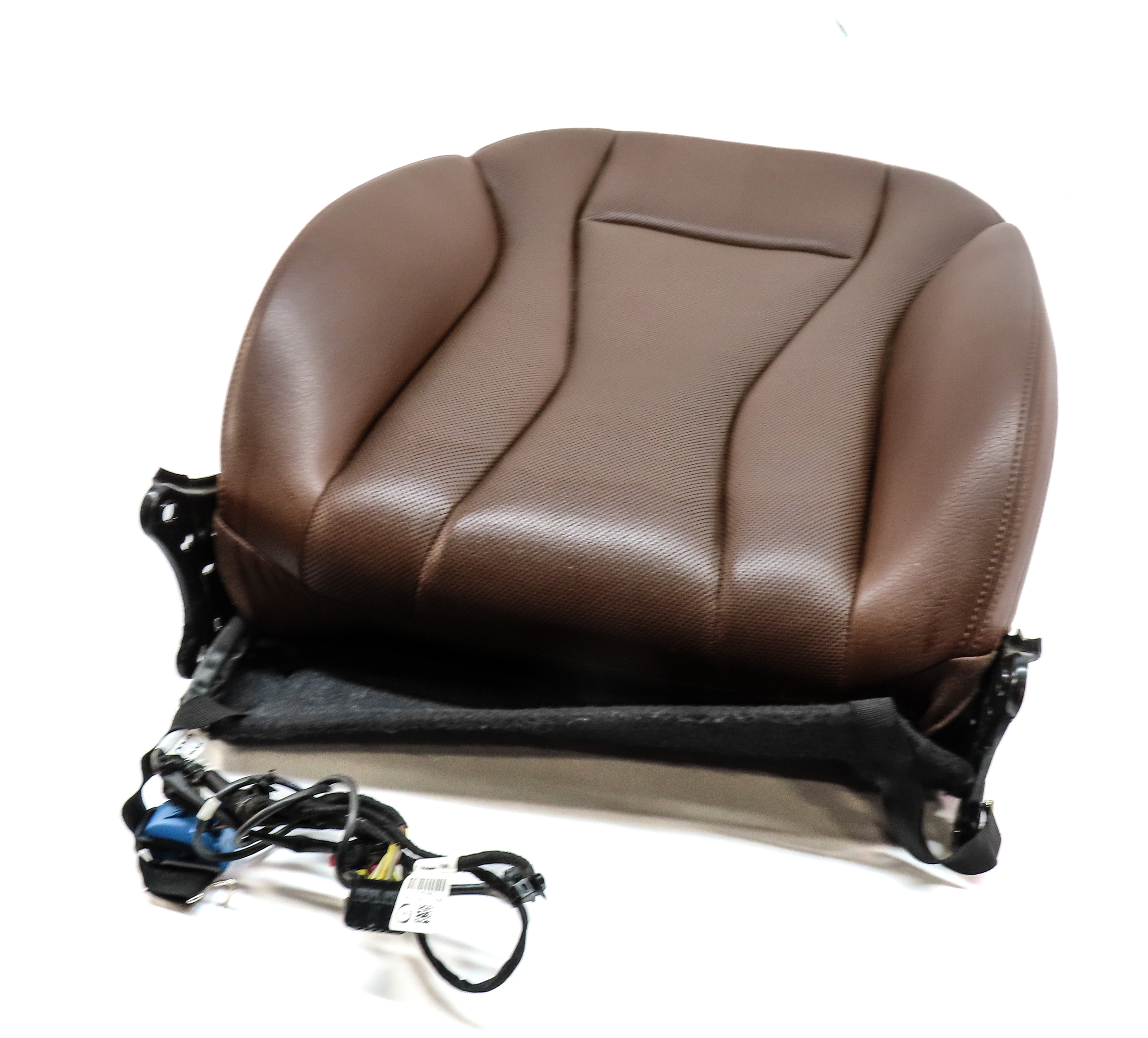 17 AUDI Q7 4M FRONT RIGHT PASSENGER UPPER HEATED VENTED MEMORY SEAT BACK (BROWN) — exact item pictured